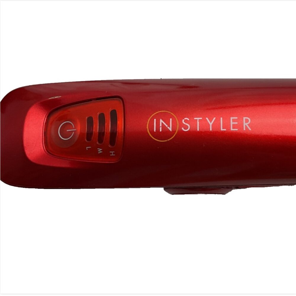InStyler Rotating Curling Iron IS1001.1-19 Red Thermal Smoothing Wand - Picture 3 of 3